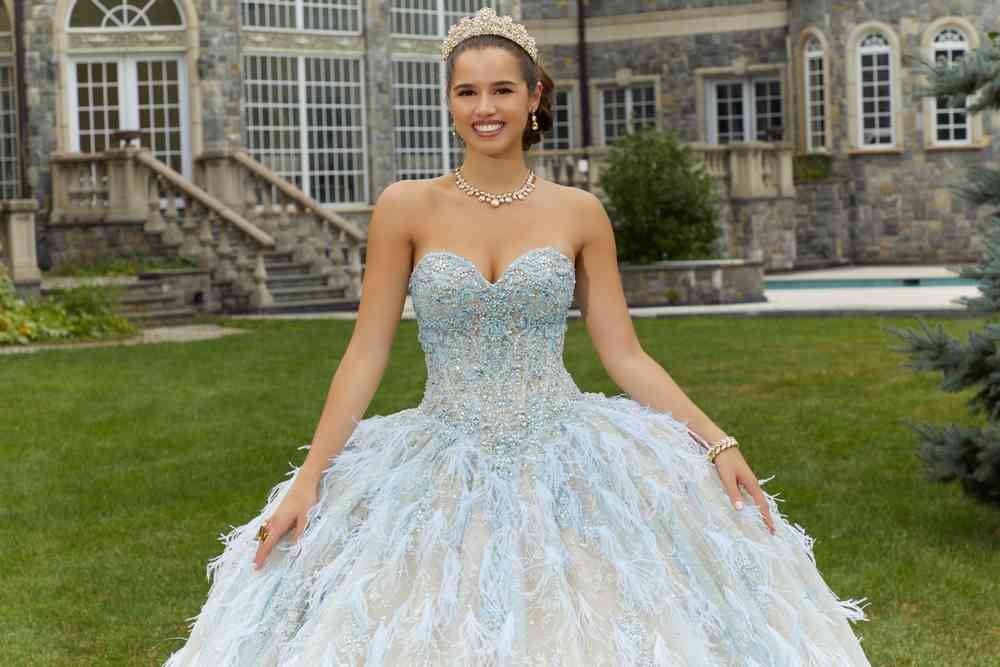 champagne quinceanera dresses